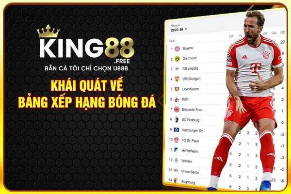 Khái quát về bảng xếp hạng bóng đá